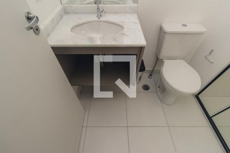 Banheiro de kitnet/studio para alugar com 1 quarto, 26m² em Consolação, São Paulo