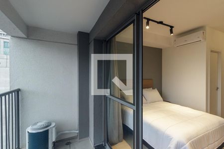 Varanda de kitnet/studio à venda com 1 quarto, 26m² em Consolação, São Paulo