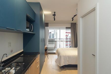 Studio à venda com 26m², 1 quarto e sem vagaCozinha