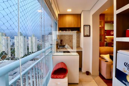 Varanda gourmet de apartamento à venda com 2 quartos, 67m² em Brás, São Paulo