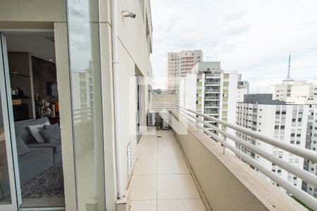 Varanda da sala de apartamento à venda com 2 quartos, 105m² em Vila Mariana, São Paulo