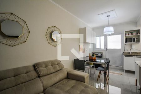 Sala de apartamento à venda com 2 quartos, 42m² em Vila Marina, Santo André