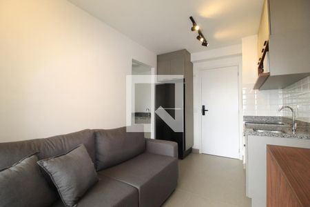 Sala/Cozinha de kitnet/studio para alugar com 1 quarto, 32m² em Moema, São Paulo