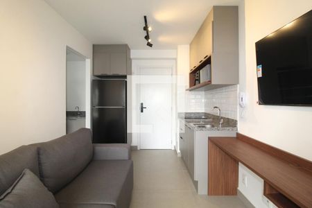 Sala/Cozinha de kitnet/studio para alugar com 1 quarto, 32m² em Moema, São Paulo