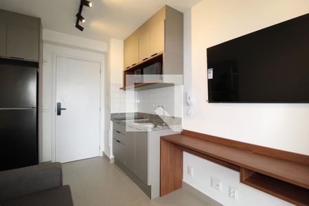 Sala/Cozinha de kitnet/studio para alugar com 1 quarto, 32m² em Moema, São Paulo