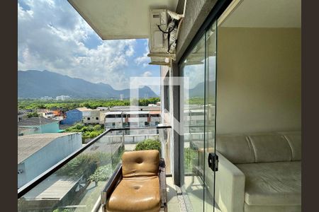 Varanda de apartamento à venda com 2 quartos, 55m² em Vargem Pequena, Rio de Janeiro