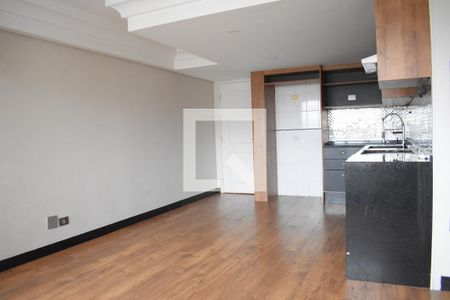 Sala/Cozinha de apartamento para alugar com 1 quarto, 49m² em Cristo Rei, Curitiba