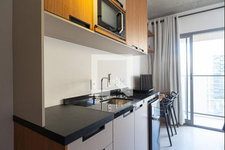 Studio para alugar com 21m², 1 quarto e sem vaga Studio para alugar com 21m², 1 quarto e sem vagaCozinha