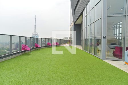 Studio para alugar com 21m², 1 quarto e sem vaga Studio para alugar com 21m², 1 quarto e sem vagaÁrea comum - Terraço