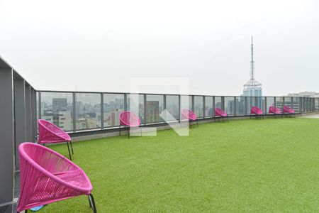 Studio para alugar com 21m², 1 quarto e sem vaga Studio para alugar com 21m², 1 quarto e sem vagaÁrea comum - Terraço