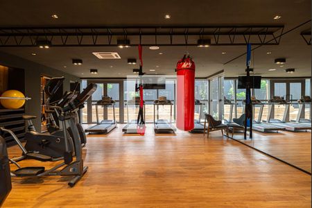 Studio para alugar com 21m², 1 quarto e sem vaga Studio para alugar com 21m², 1 quarto e sem vagaÁrea comum - Academia