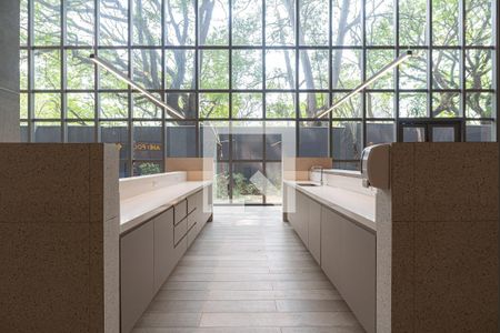 Studio para alugar com 21m², 1 quarto e sem vaga Studio para alugar com 21m², 1 quarto e sem vagaÁrea comum - Espaço Gourmet