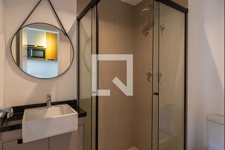 Studio para alugar com 21m², 1 quarto e sem vaga Studio para alugar com 21m², 1 quarto e sem vagaBanheiro