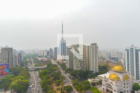 Studio para alugar com 21m², 1 quarto e sem vaga Studio para alugar com 21m², 1 quarto e sem vagaÁrea comum - Vista da Piscina