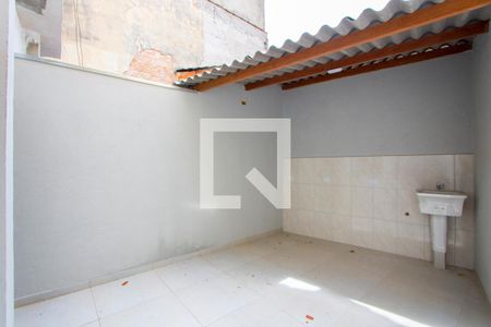 Área de serviço/Quintal de casa para alugar com 1 quarto, 100m² em Centro, Santo André