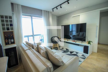 Sala de apartamento à venda com 2 quartos, 54m² em Vila Bertioga, São Paulo