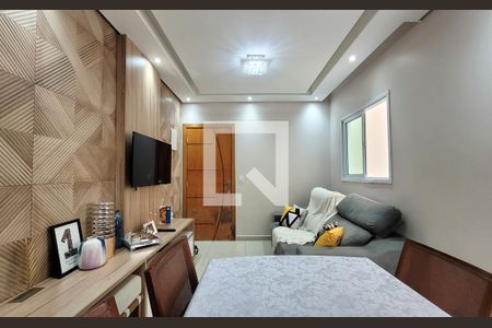 Sala de apartamento à venda com 2 quartos, 63m² em Vila Gilda, Santo André