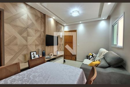 Sala de apartamento à venda com 2 quartos, 63m² em Vila Gilda, Santo André