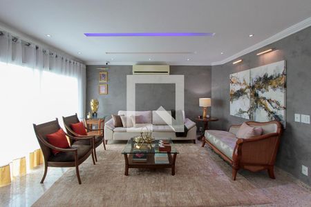 Sala de casa de condomínio à venda com 6 quartos, 506m² em Anil, Rio de Janeiro