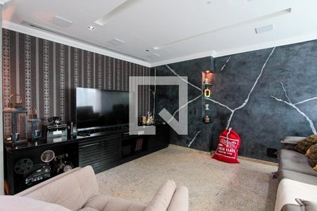 Sala de casa de condomínio à venda com 6 quartos, 506m² em Anil, Rio de Janeiro