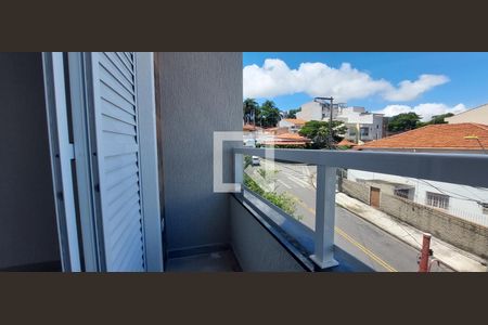 Varanda Quarto 1 suíte de apartamento à venda com 2 quartos, 110m² em Parque das Nações, Santo André