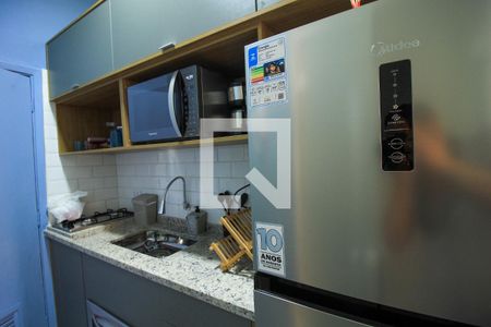 Cozinha de kitnet/studio à venda com 1 quarto, 37m² em Brás, São Paulo
