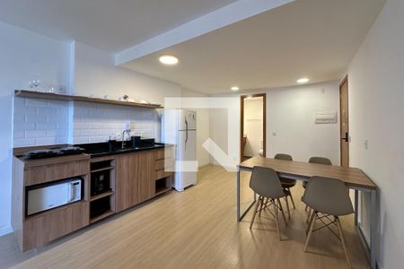 Studio à venda com 43m², 1 quarto e sem vagaCozinha