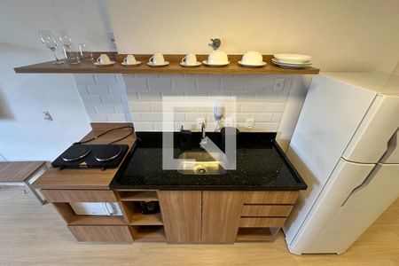 Studio à venda com 43m², 1 quarto e sem vagaCozinha