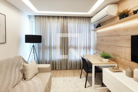 Sala de apartamento à venda com 1 quarto, 60m² em Centro, São Leopoldo