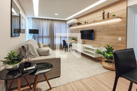 Sala de apartamento à venda com 1 quarto, 60m² em Centro, São Leopoldo