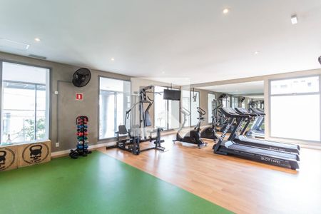 Studio para alugar com 27m², 1 quarto e sem vaga Studio para alugar com 27m², 1 quarto e sem vagaÁrea comum - Academia