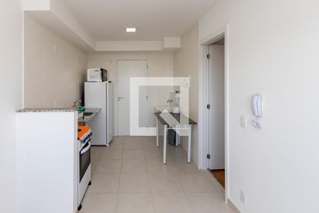 Sala/ Cozinha de apartamento para alugar com 1 quarto, 26m² em Jardim Mirante, São Paulo