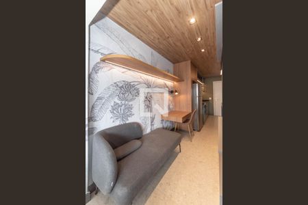 Sala - Home Office de kitnet/studio para alugar com 1 quarto, 31m² em Jardim das Acacias, São Paulo