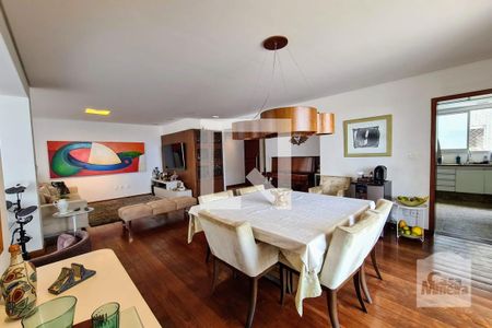 Sala de apartamento à venda com 4 quartos, 250m² em Serra, Belo Horizonte