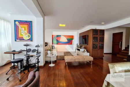 Sala de apartamento à venda com 4 quartos, 250m² em Serra, Belo Horizonte