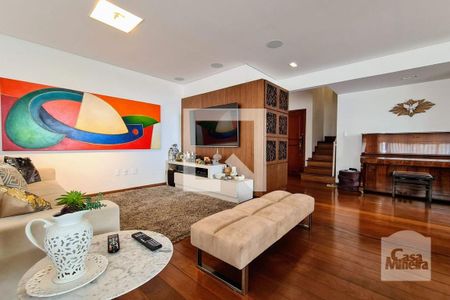 Sala de apartamento à venda com 4 quartos, 250m² em Serra, Belo Horizonte