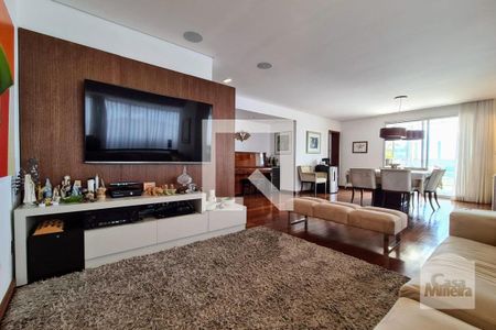 Sala 2 de apartamento à venda com 4 quartos, 250m² em Serra, Belo Horizonte