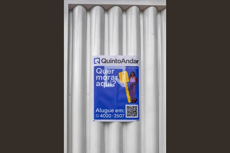 Casa para alugar com 110m², 2 quartos e 1 vaga Casa para alugar com 110m², 2 quartos e 1 vagaPlaca Instalada na Fachada