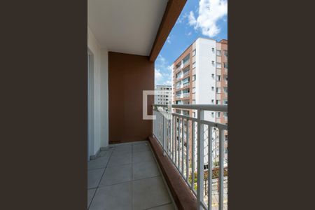 Varanda da Sala de apartamento à venda com 2 quartos, 46m² em Vila Carmosina, São Paulo