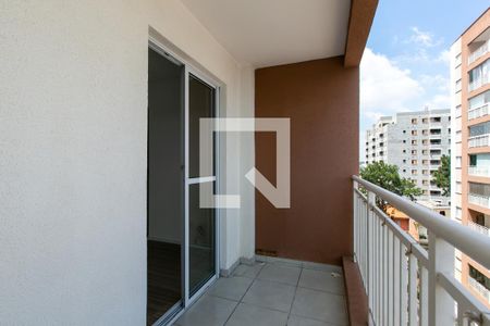 Varanda da Sala de apartamento à venda com 2 quartos, 46m² em Vila Carmosina, São Paulo