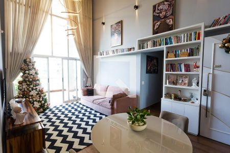 Sala de apartamento à venda com 2 quartos, 97m² em Panamby, São Paulo