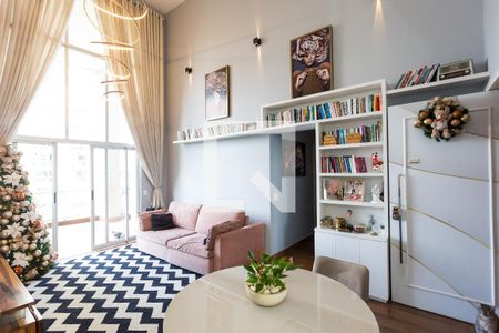 Sala de apartamento à venda com 2 quartos, 97m² em Panamby, São Paulo