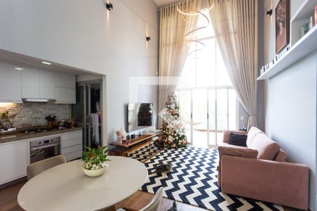 Sala de apartamento à venda com 2 quartos, 97m² em Panamby, São Paulo