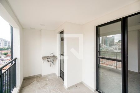 Varanda Sala e cozinha de apartamento à venda com 1 quarto, 39m² em Vila Esperança, São Paulo