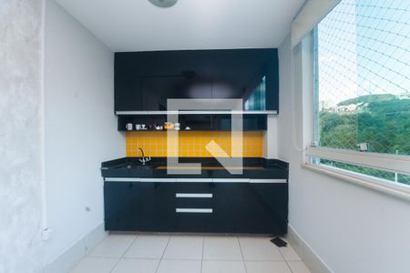 Varanda da Sala de apartamento para alugar com 3 quartos, 83m² em Buritis, Belo Horizonte
