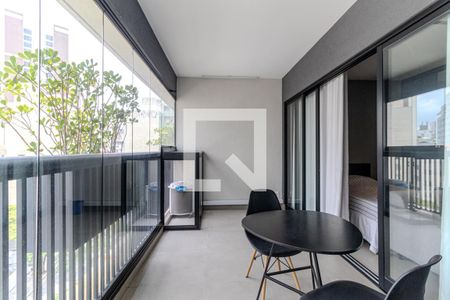 Varanda de kitnet/studio à venda com 1 quarto, 33m² em Campos Elíseos, São Paulo