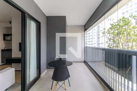 Varanda de kitnet/studio à venda com 1 quarto, 33m² em Campos Elíseos, São Paulo