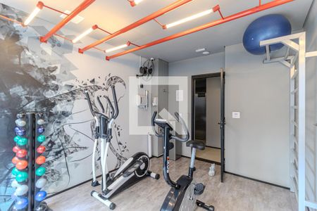Studio à venda com 33m², 1 quarto e sem vagaAcademia