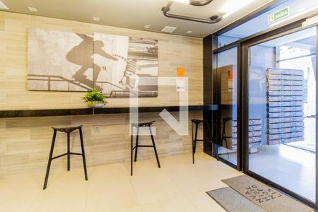 Studio à venda com 33m², 1 quarto e sem vagaHall Social