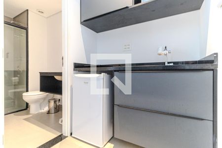 Studio à venda com 33m², 1 quarto e sem vagaCozinha